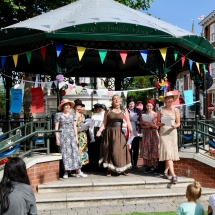 Bunting on the Bandstand
