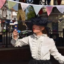 Bunting on the Bandstand